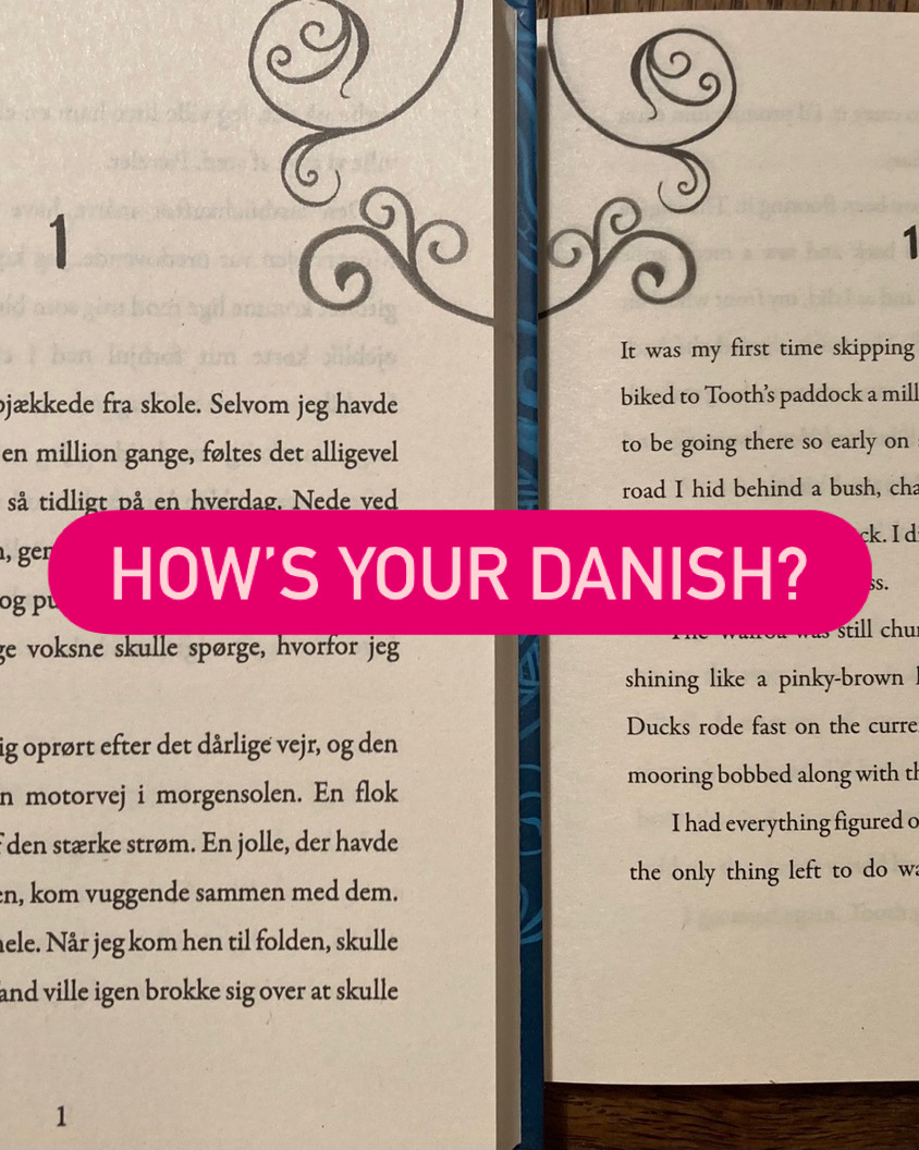 Page 1 Danish and English