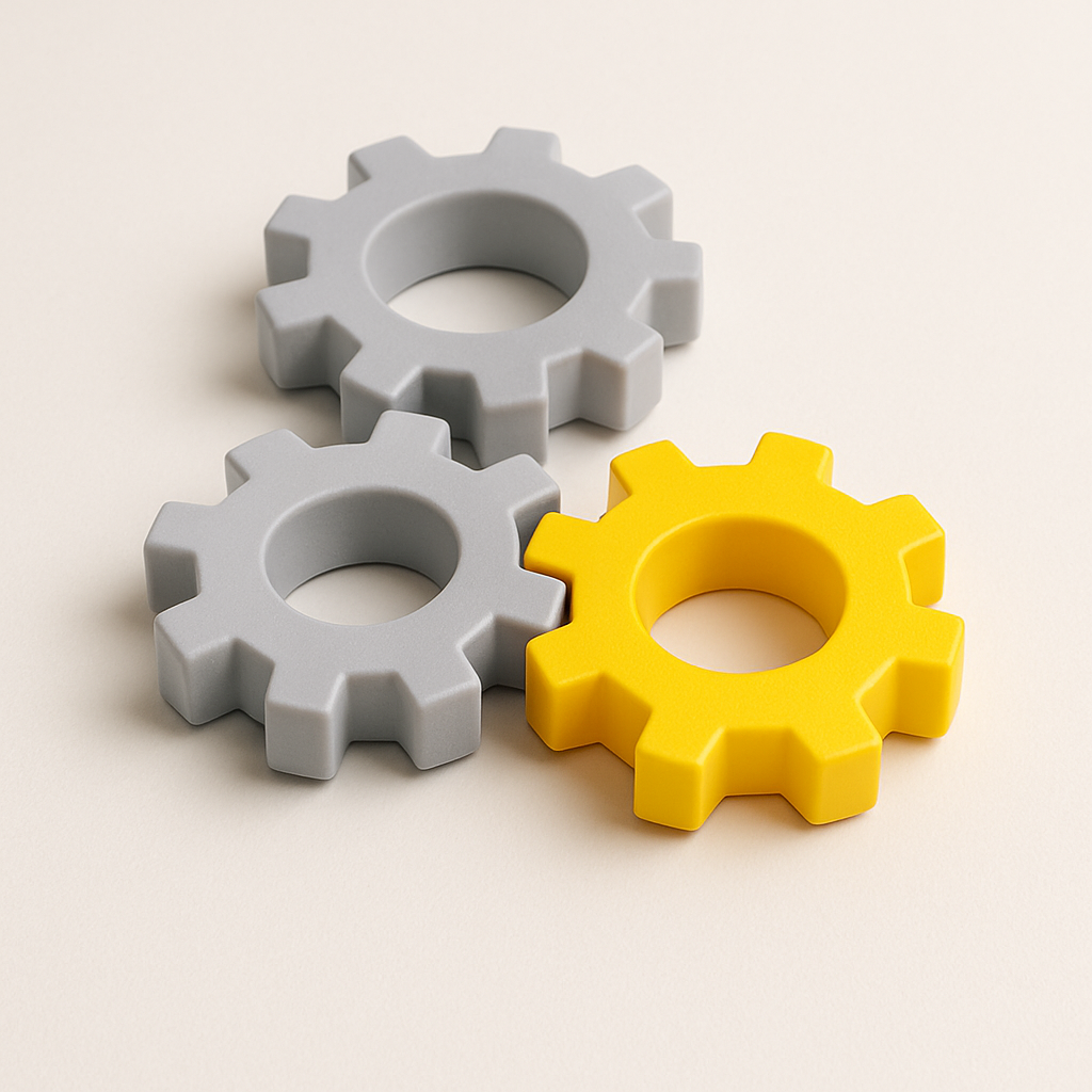 Plastic cogs