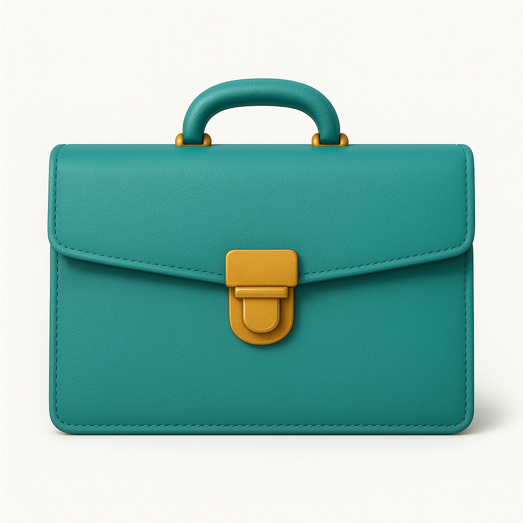 Green briefcase