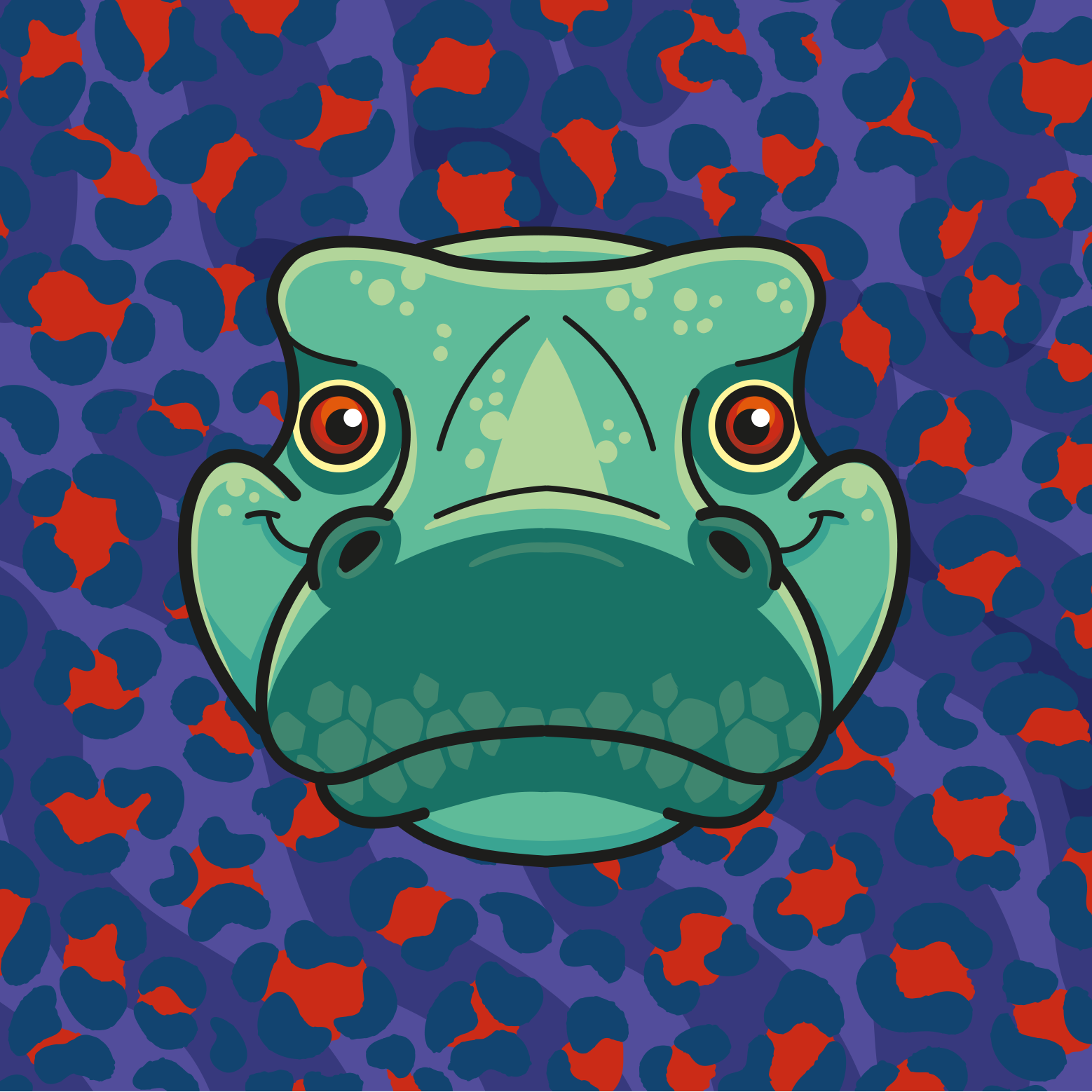 Komodo Dragon graphic for Animal Tales Podcast
