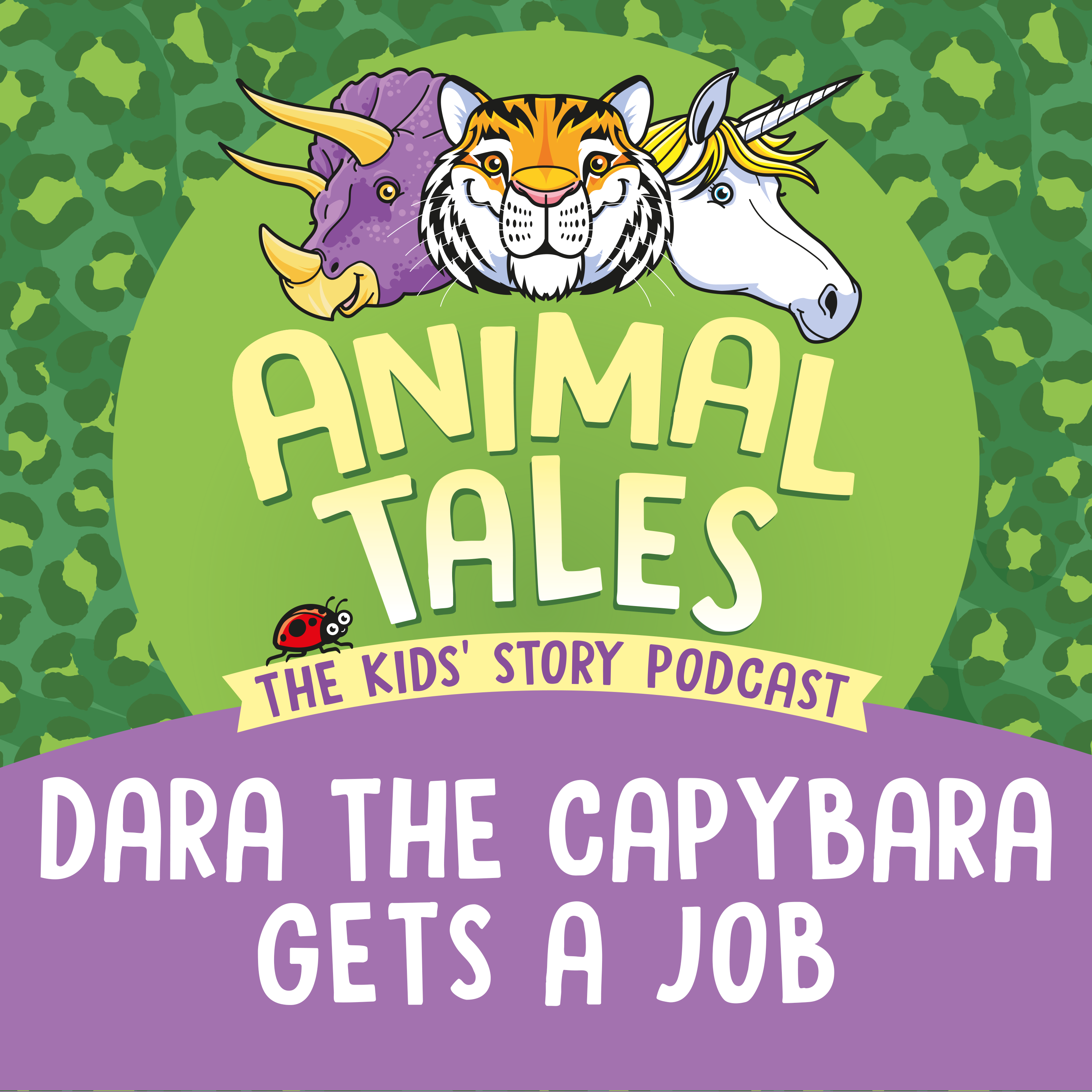 Title card for Animal Tales story Dara The Capybara Gets A Job