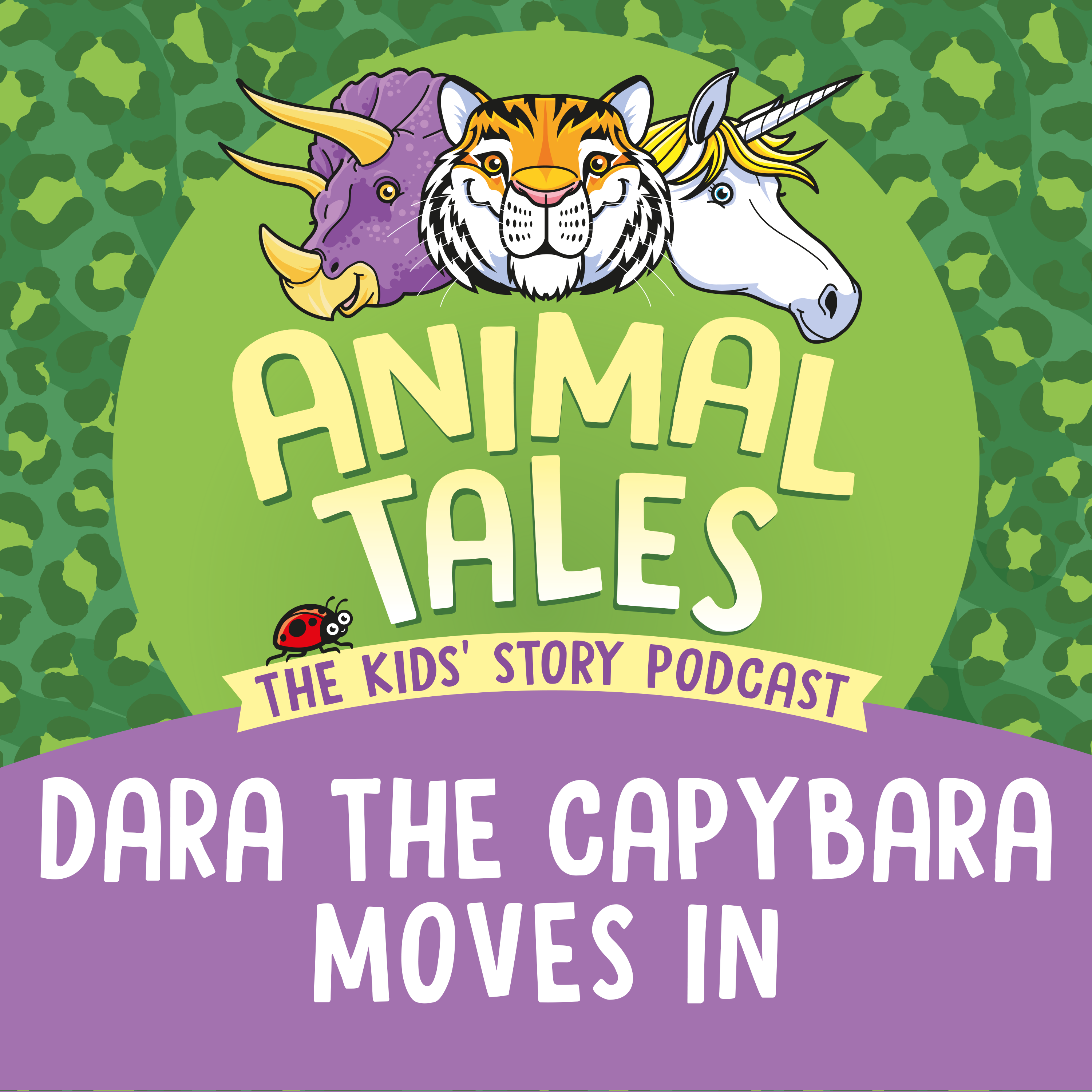 Title card for Animal Tales story Dara the Capybara Move In