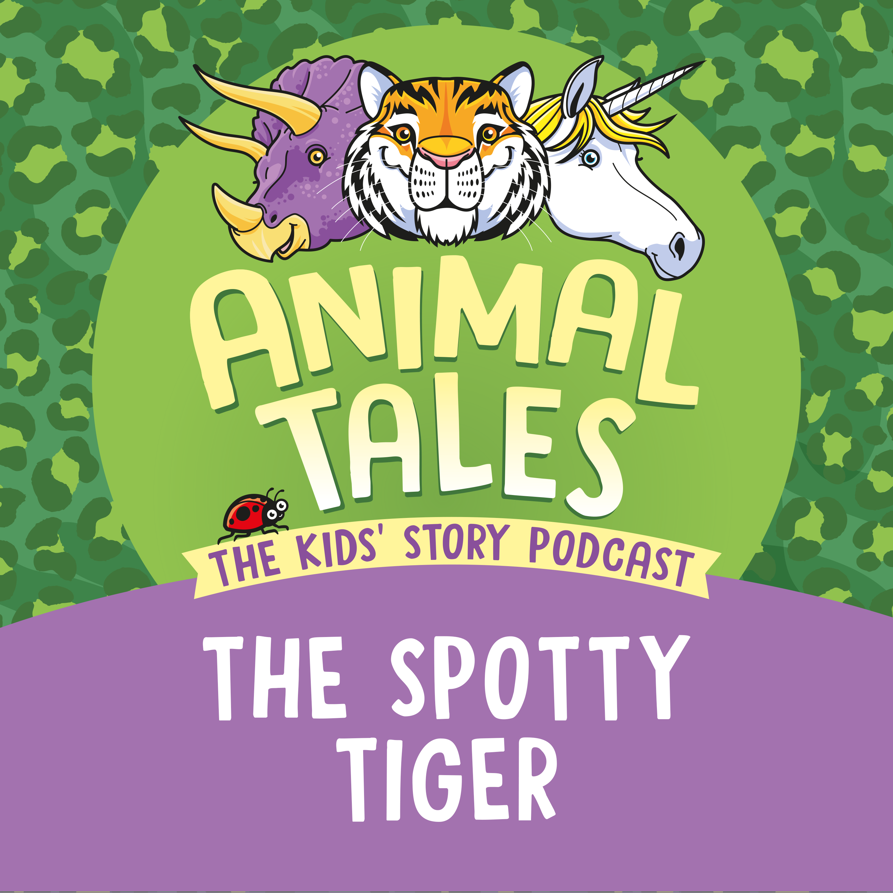 Title card for Animal Tales story The Spotty Tiger