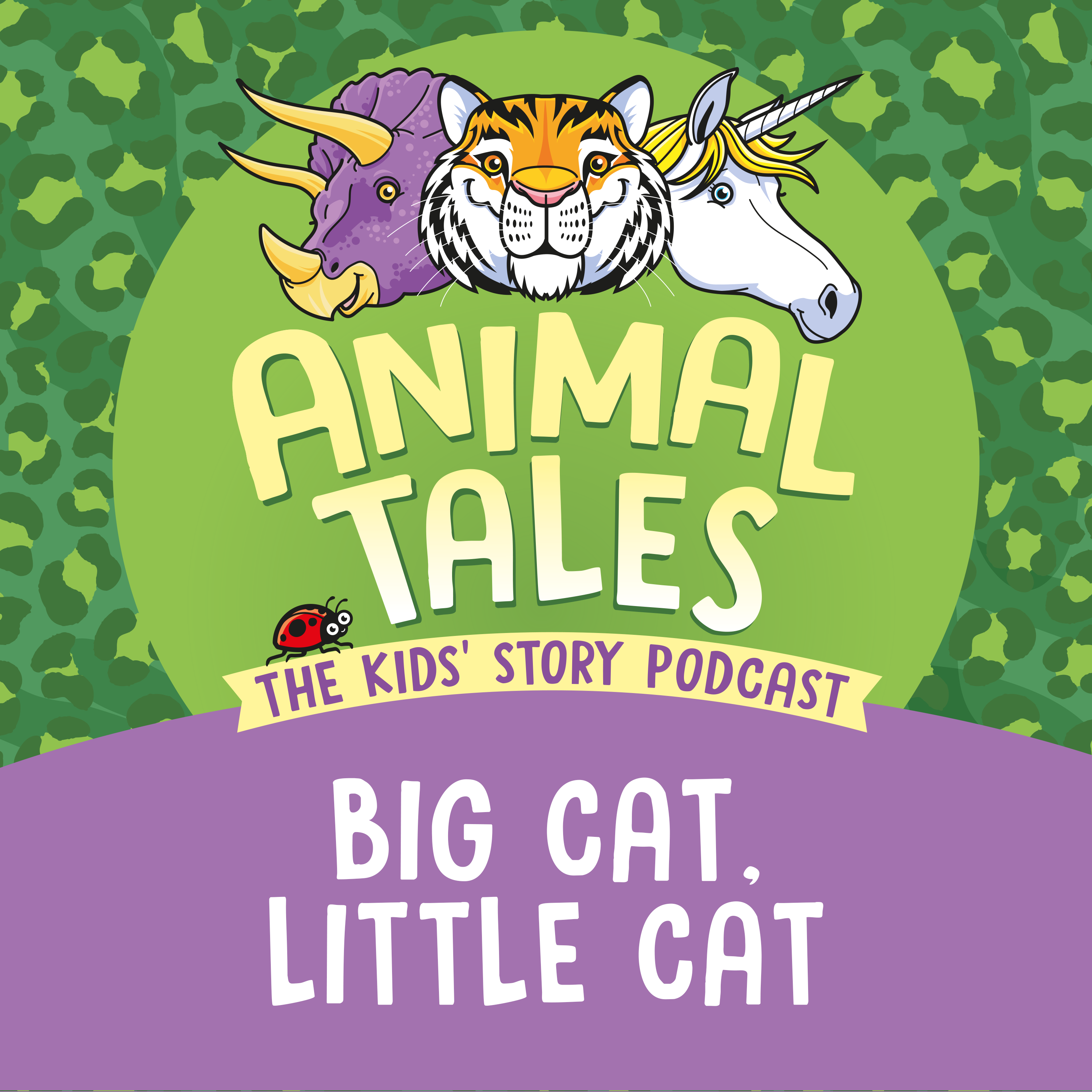 Title card for Animal Tales story Big Cat, Little Cat