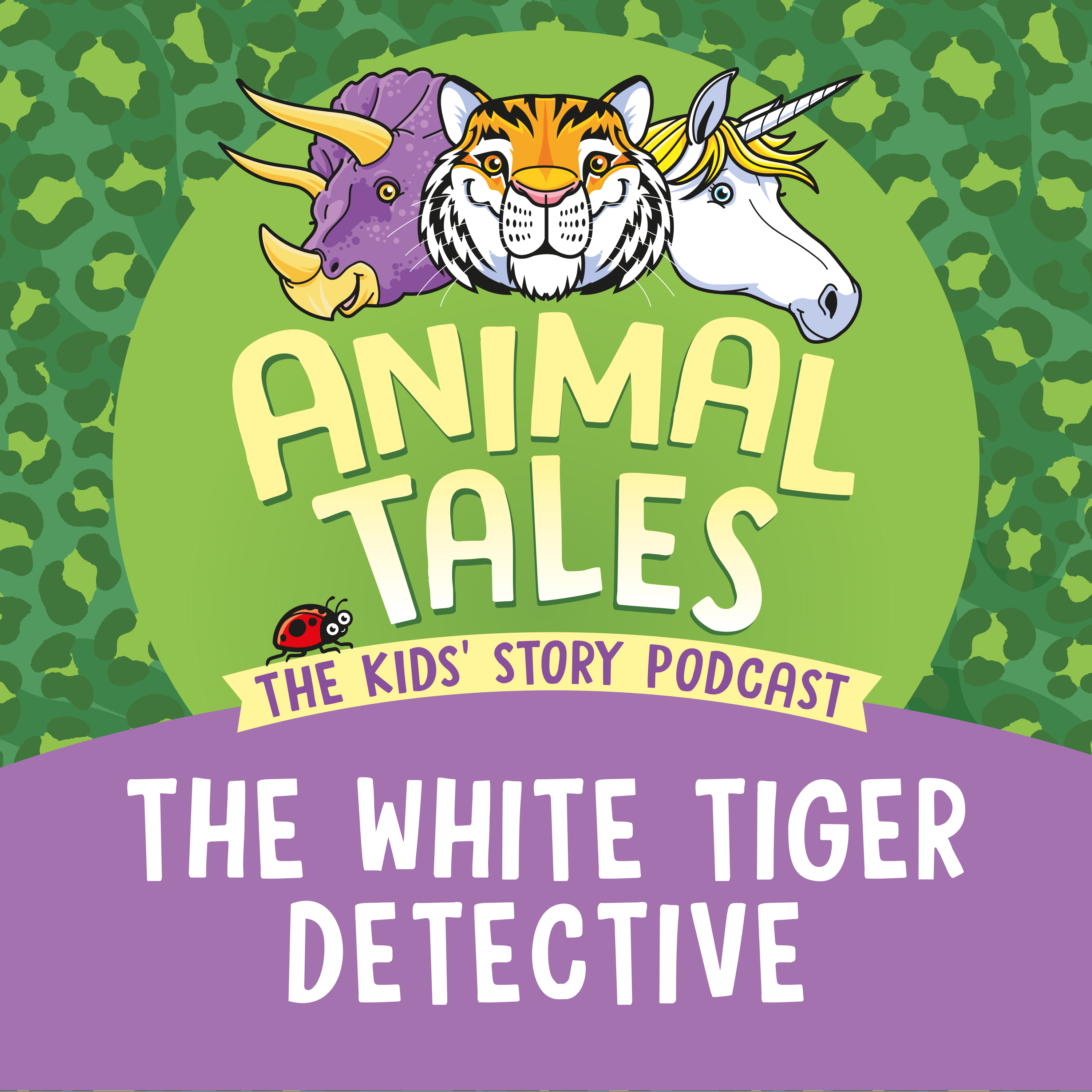 Title card for Animal Tales story The White Tiger Detective