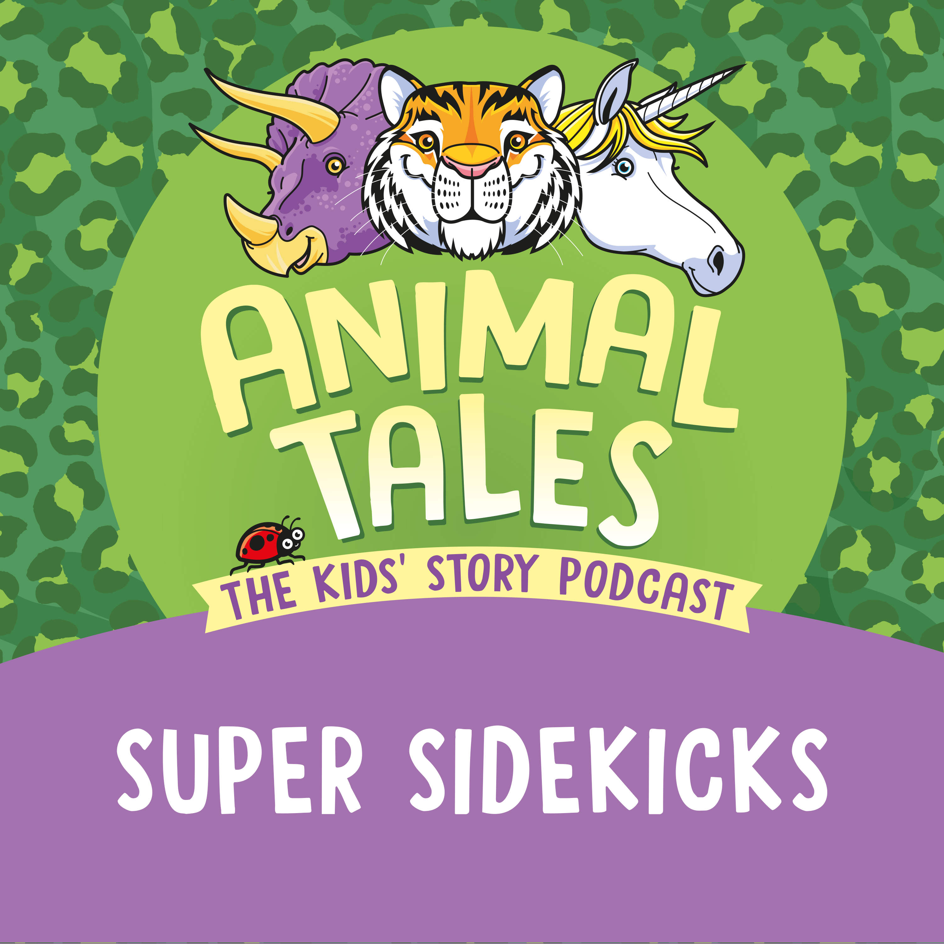 Title card for the Animal Tales story Super Sidekicks