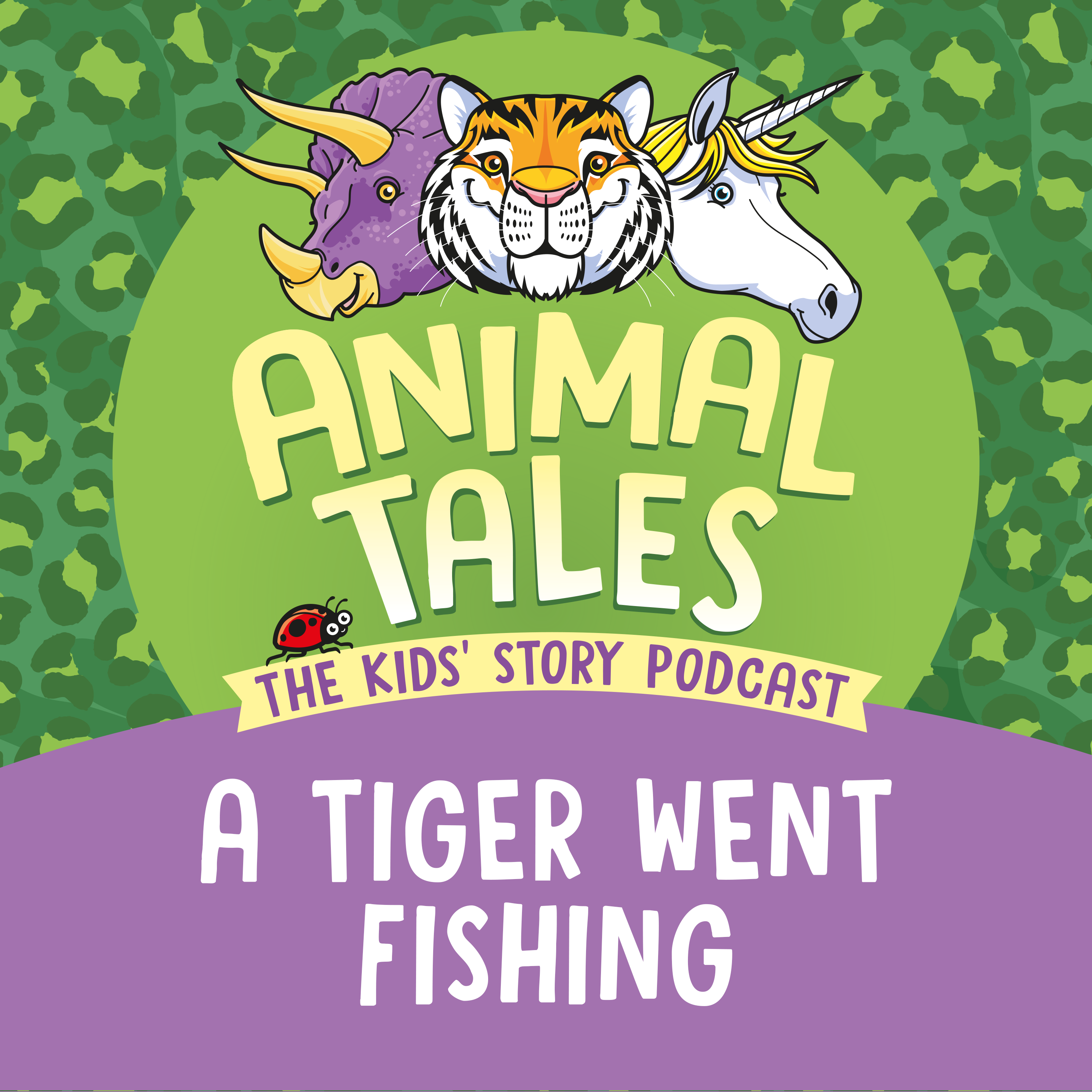 Title card for the Animal Tales story A Tiger Went Fishing