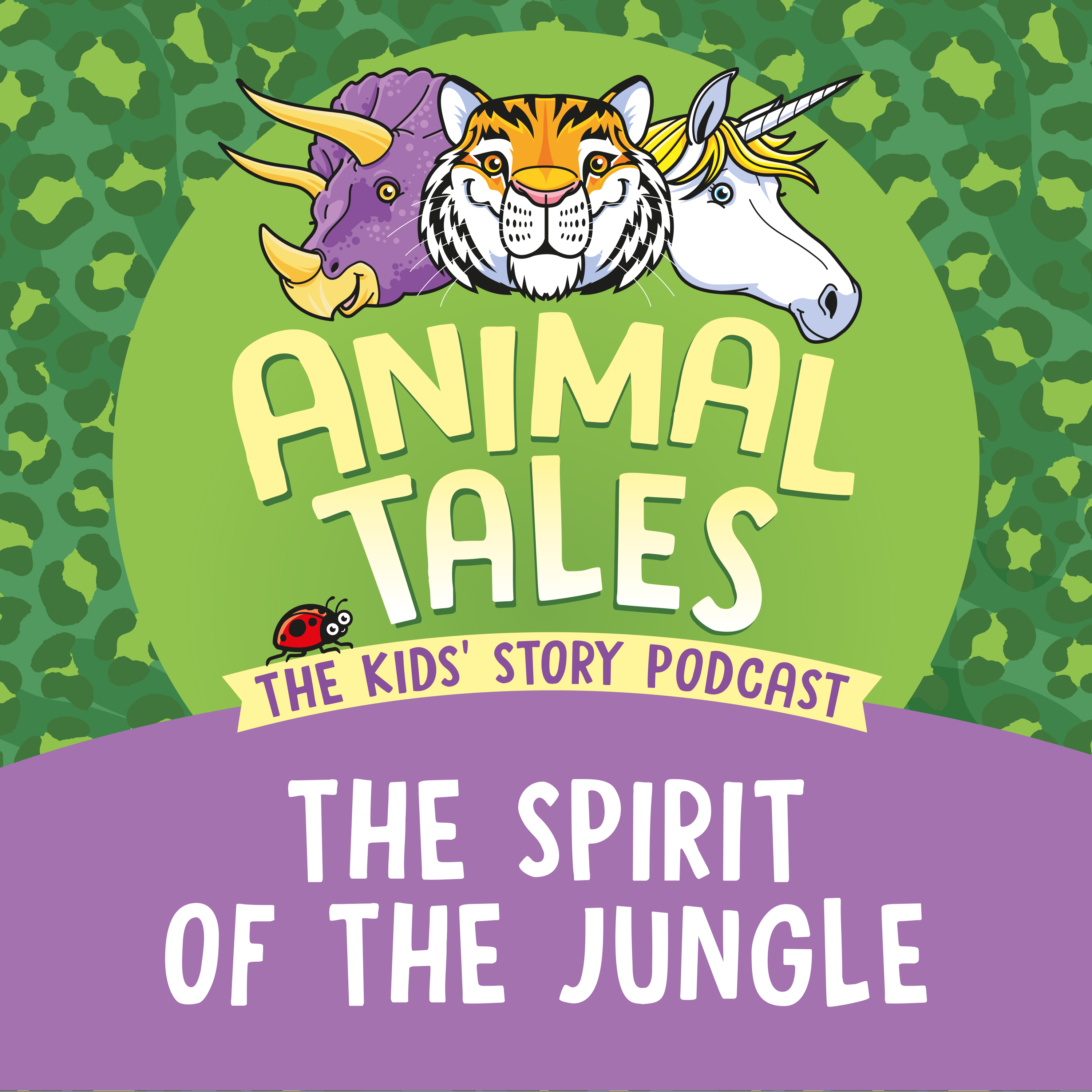 Title card for the Animal Tales story The Spirit Of The Jungle
