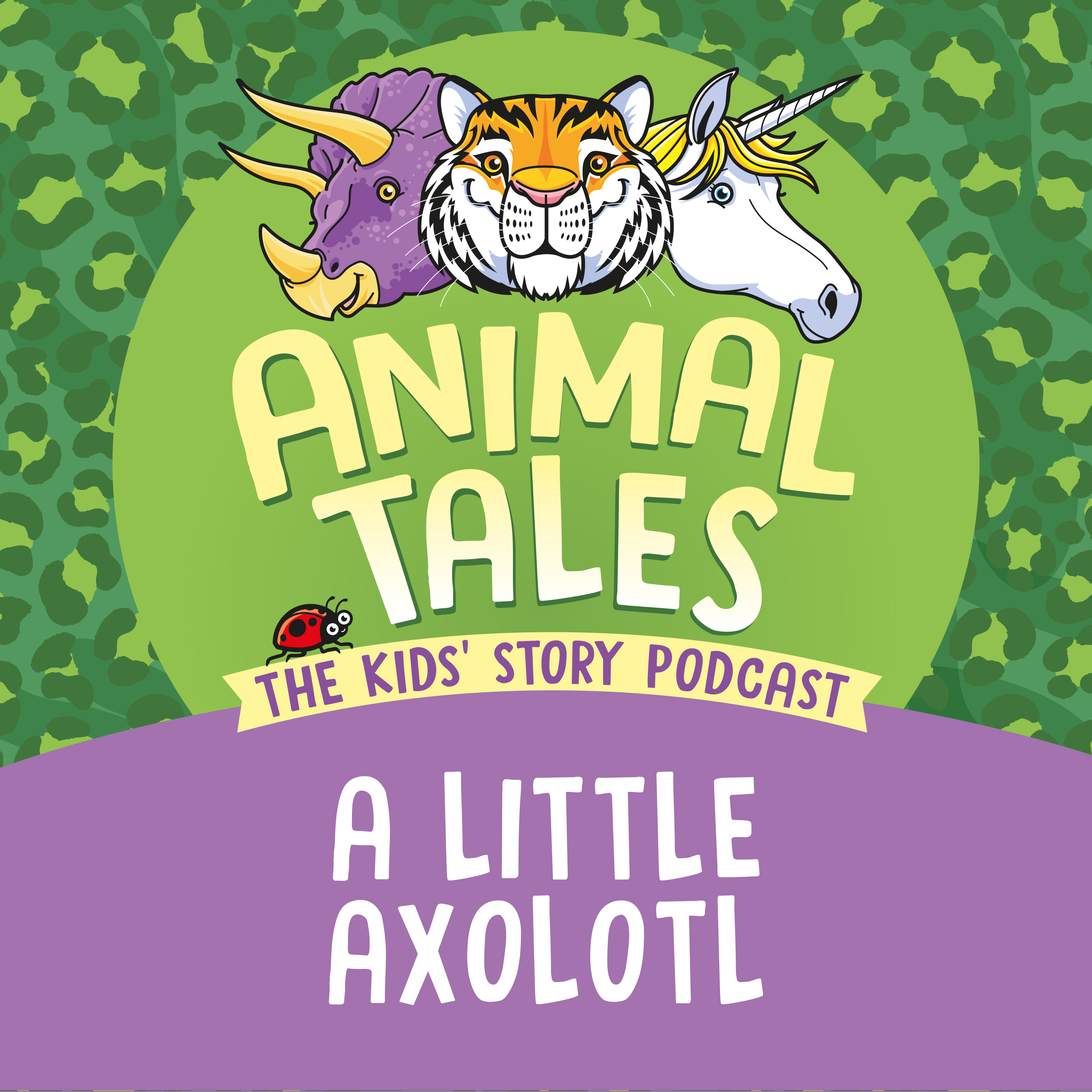 Title card for Animal Tales story A Little Axolotl