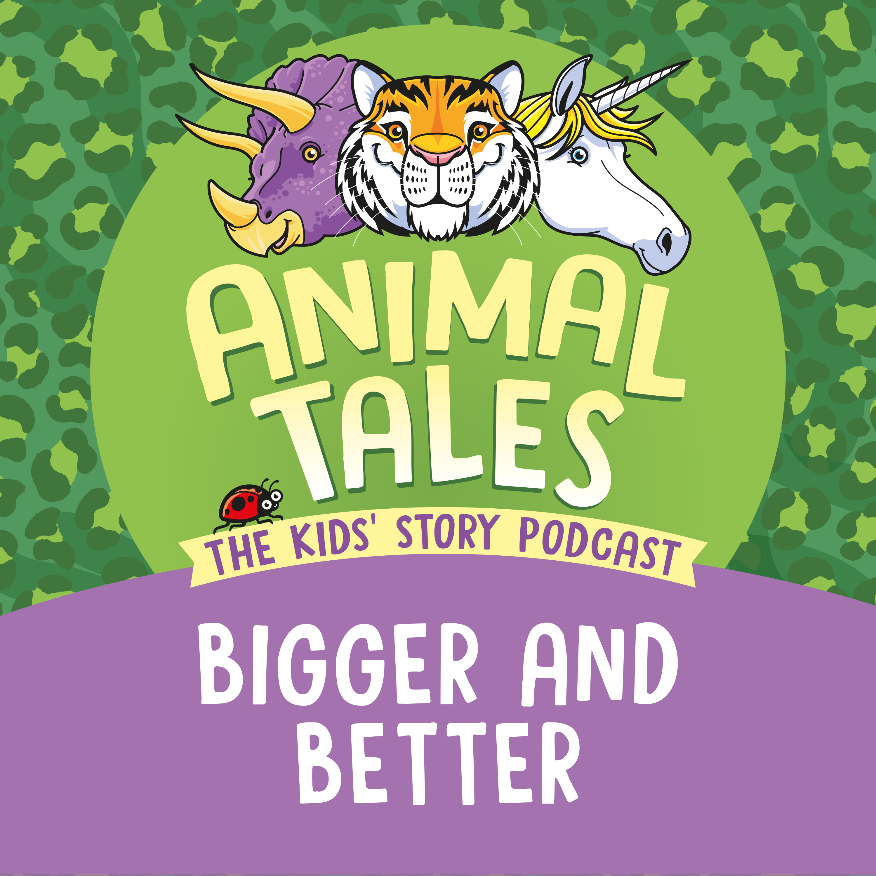 Title card for Animal Tales story Bigger And Better