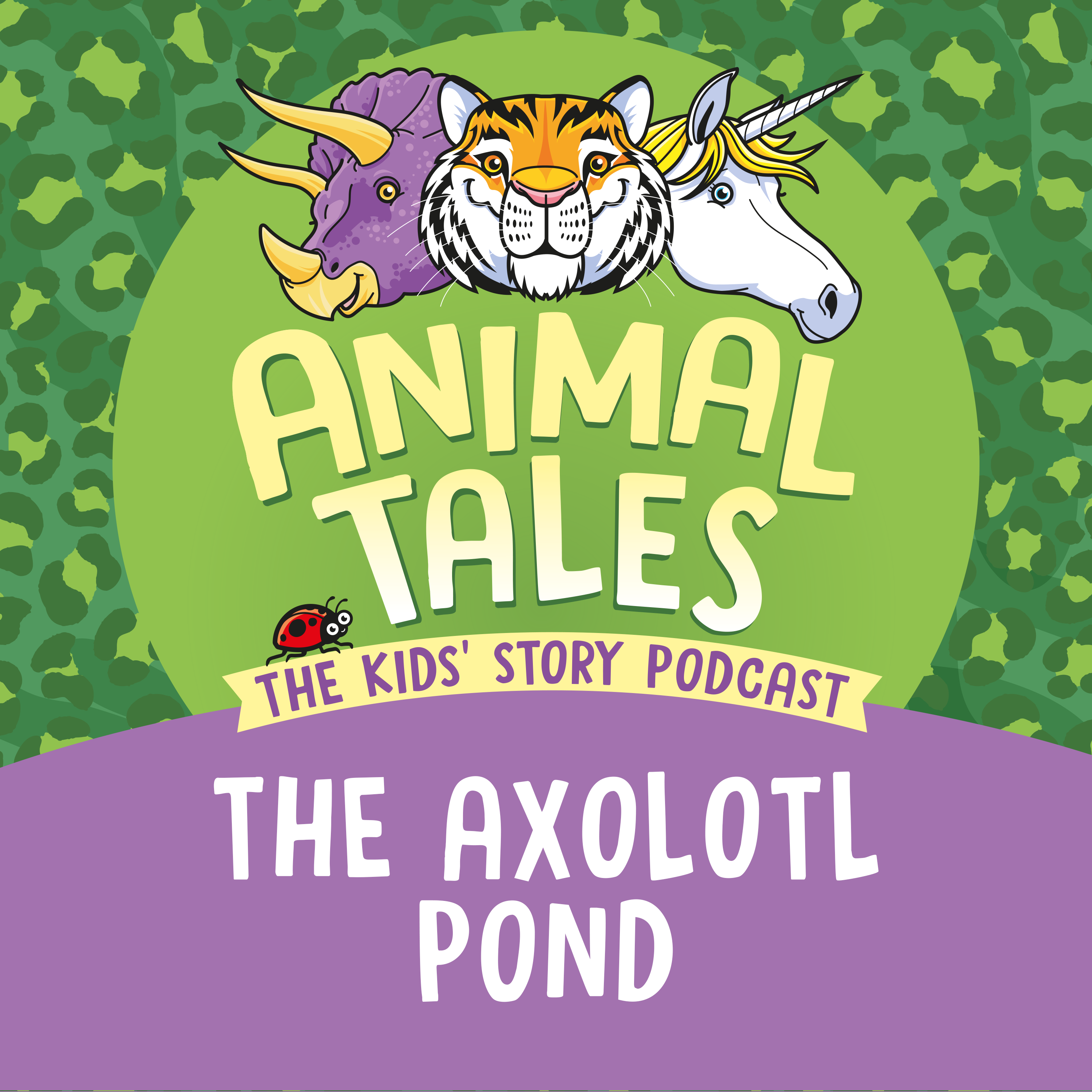 Title card for Animal Tales story The Axolotl Pond