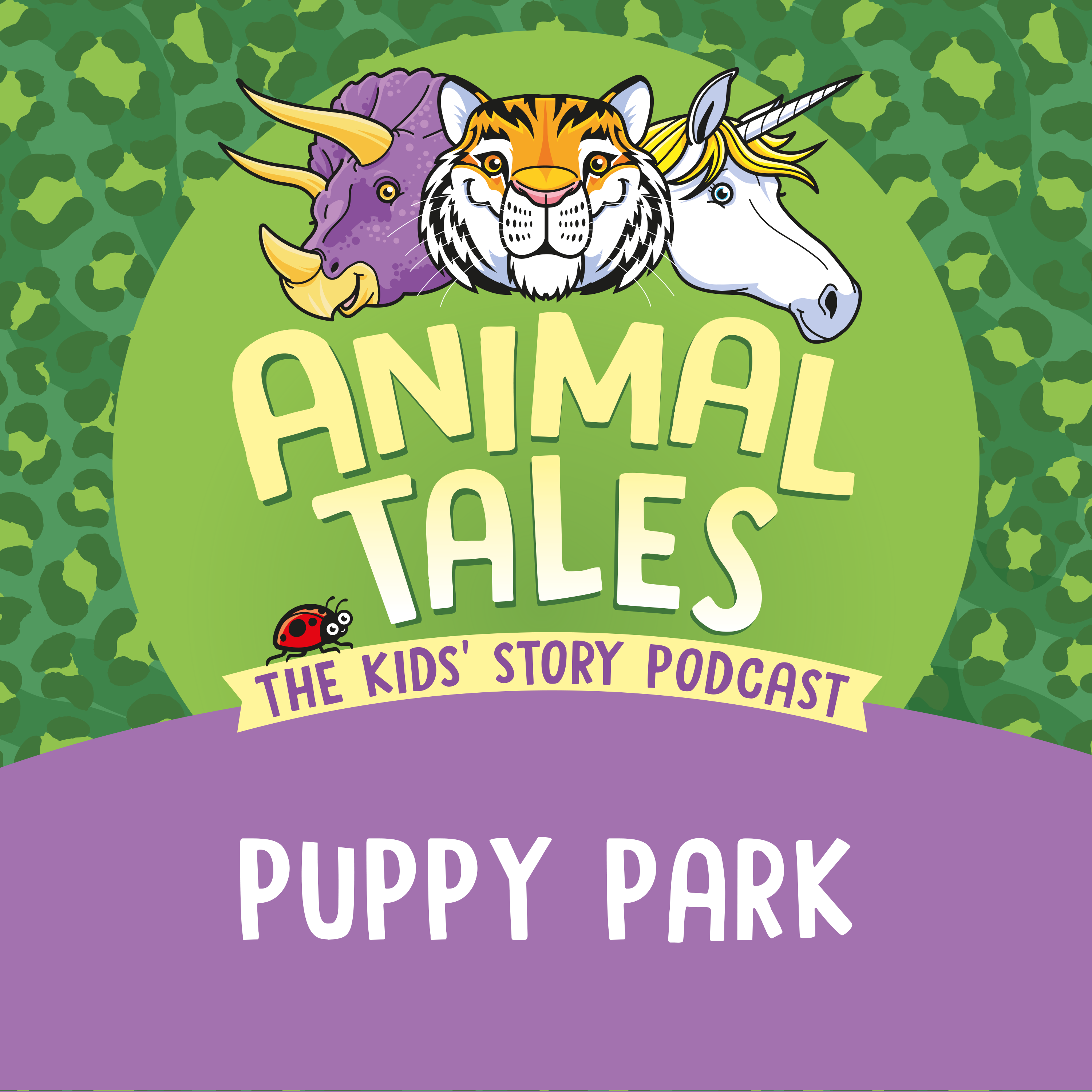 Animal Tales Title Card for story Puppy Park