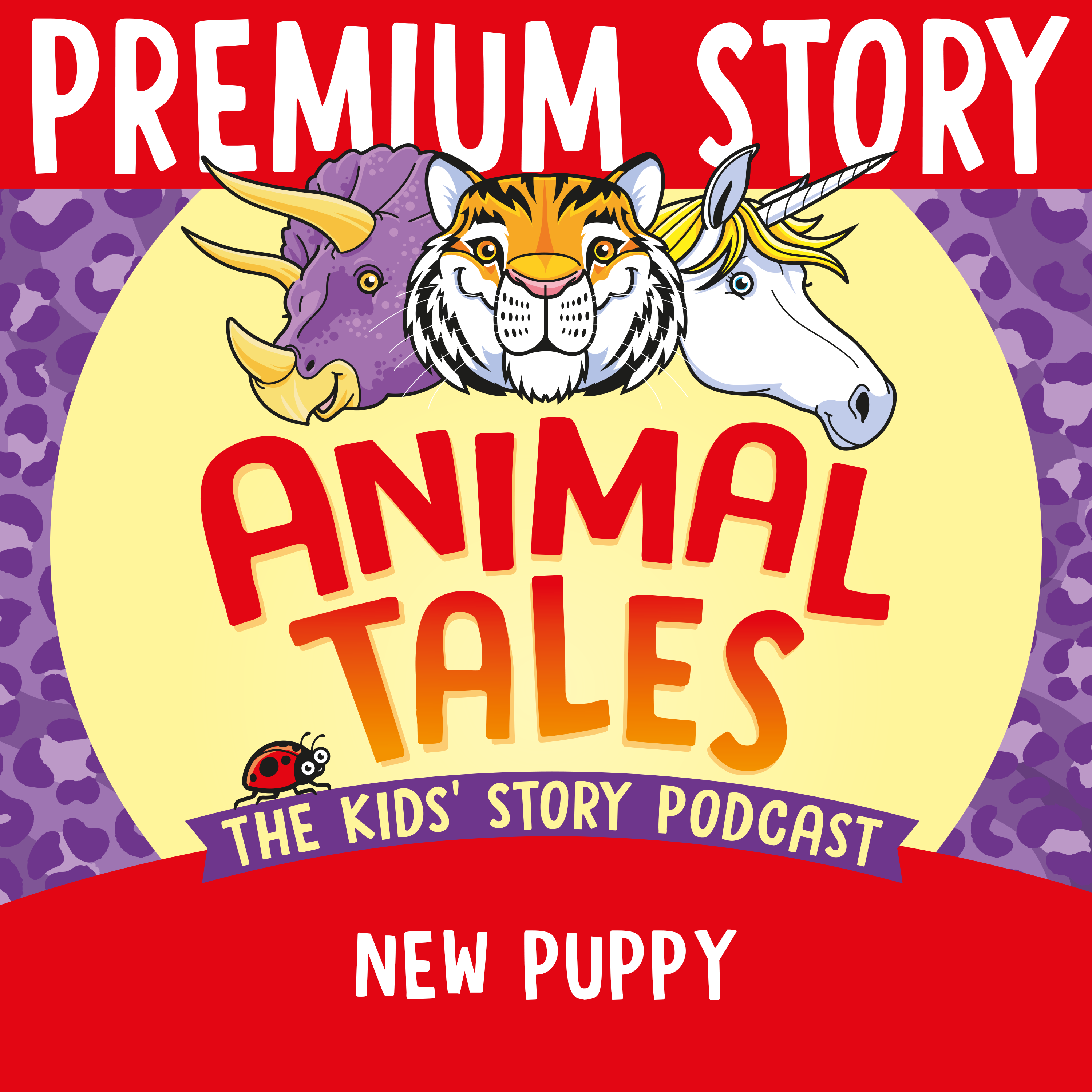 Animal Tales Title Card for story New Puppy