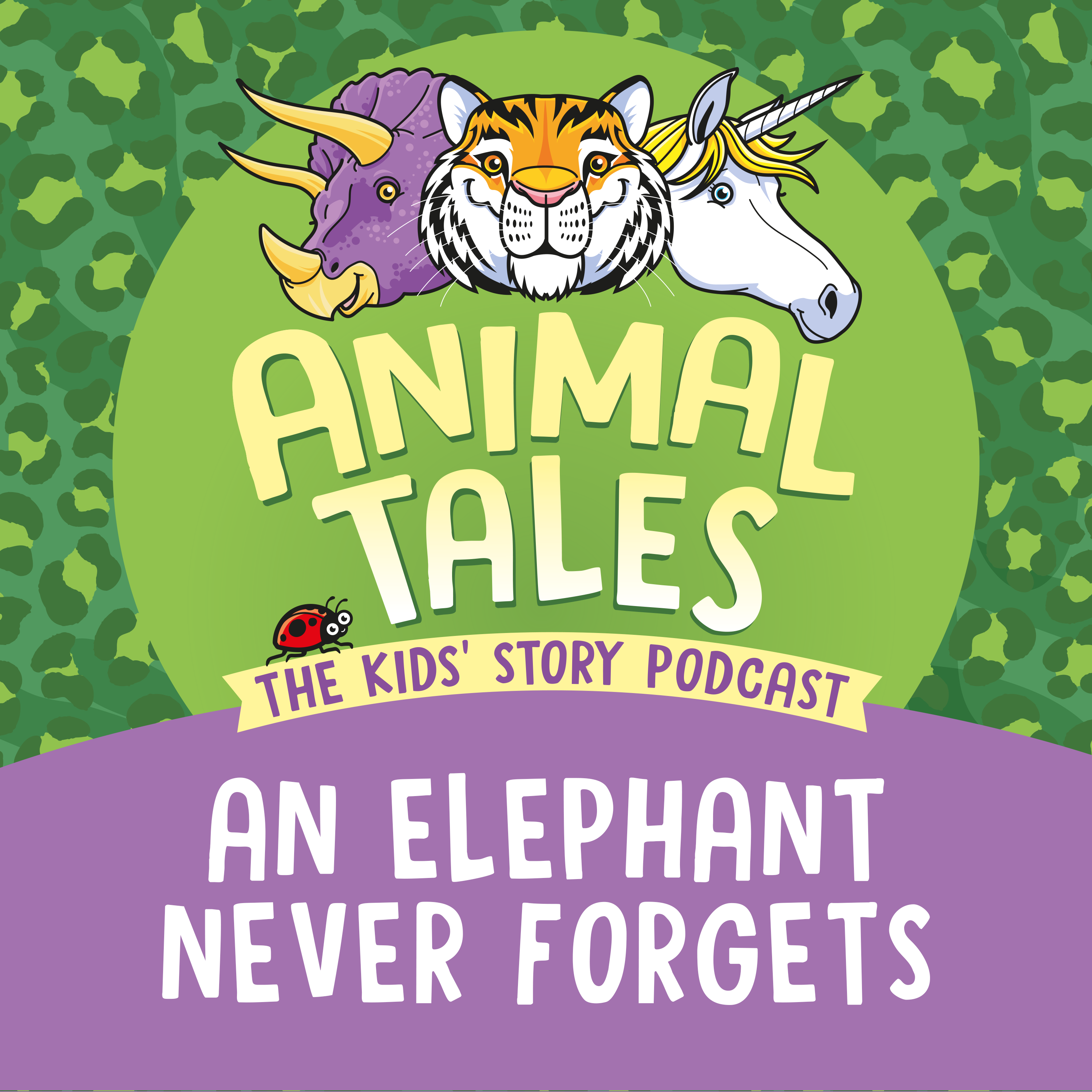Animal Tales Title Card for story An Elephant Never Forgets