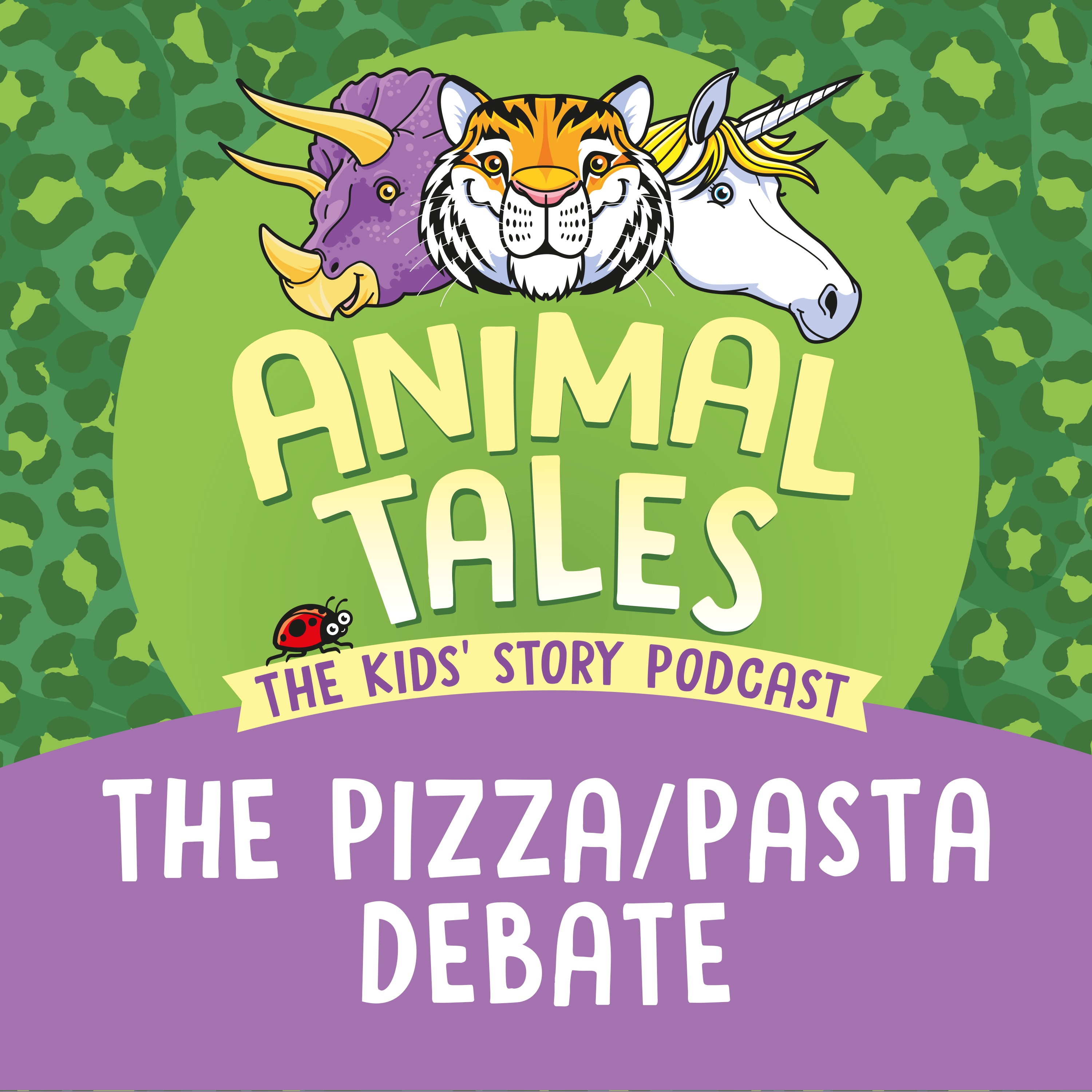 Title card for Animal Tales story The Pizza/Pasta Debate
