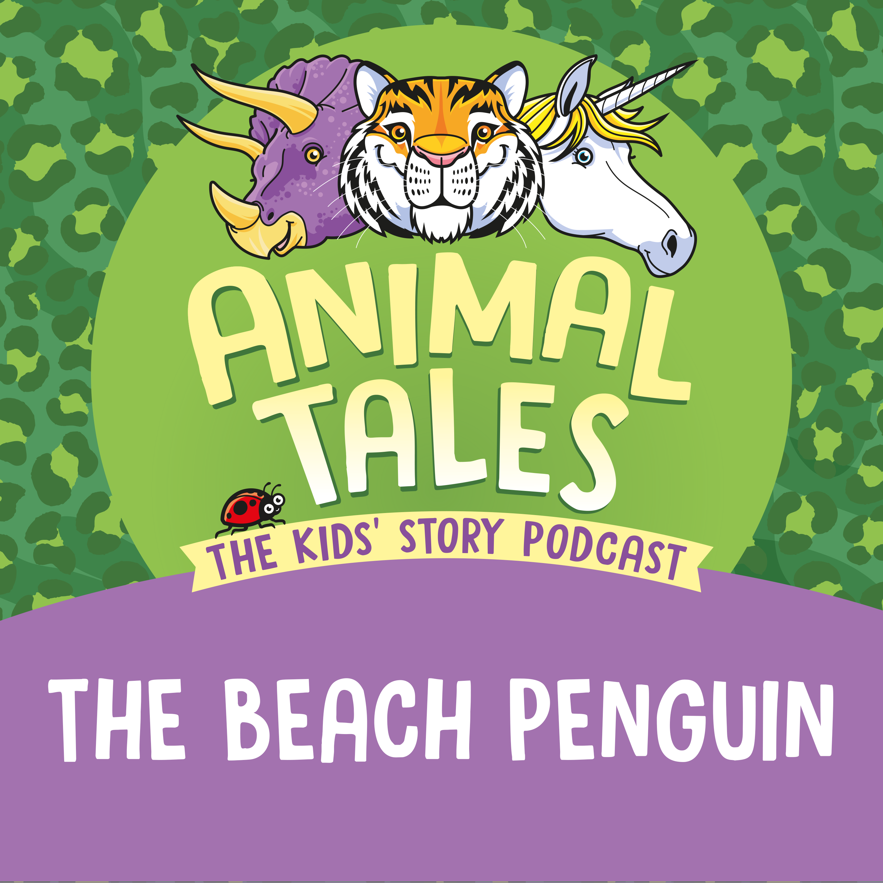 Title card for the Animal Tales story The Beach Penguin
