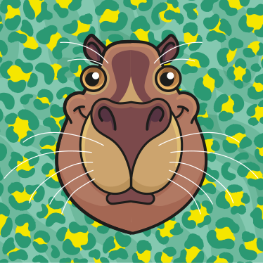 Capybara graphic for Animal Tales Podcast