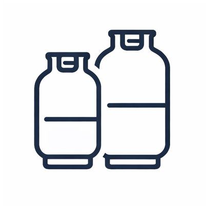 gas bottles icon