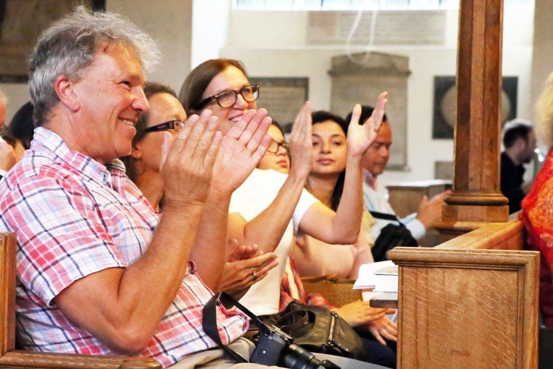 Parents attending an Ingenium Academy concert in London at St James's Piccadilly