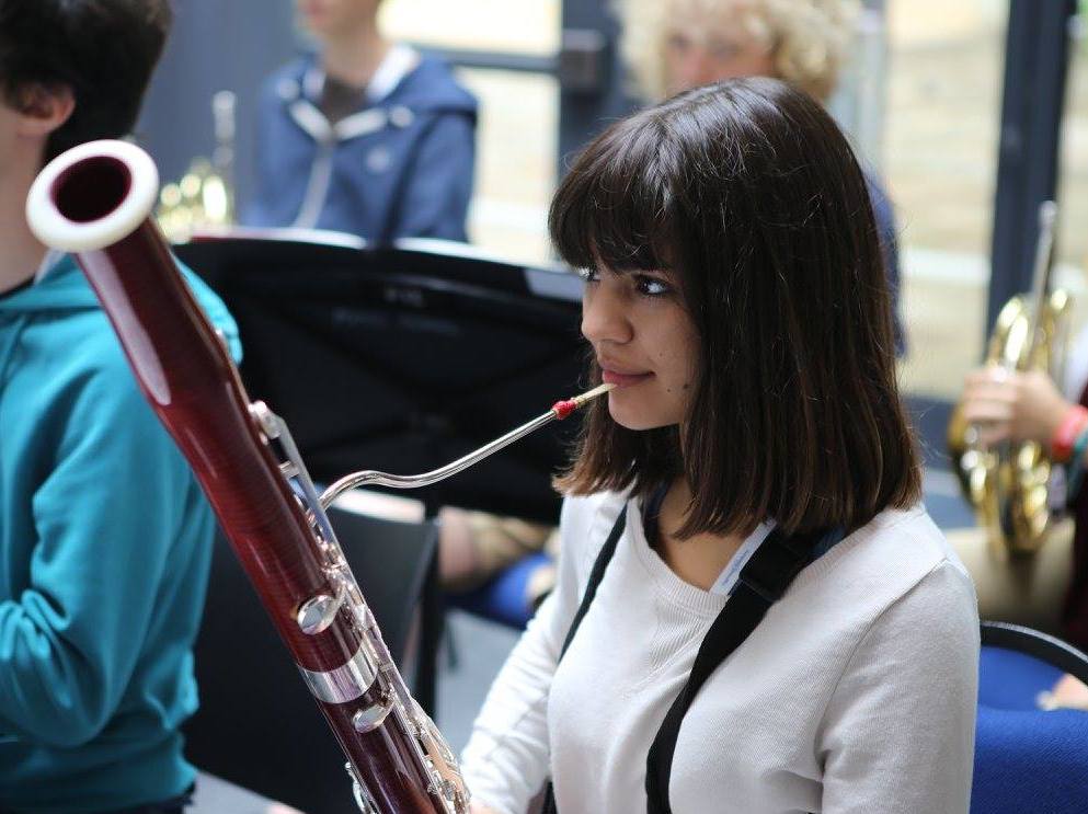 Alessandra, bassoon student, summer music course England