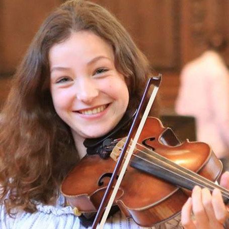 Kristina, violinist from Germany on our Chamber Music course