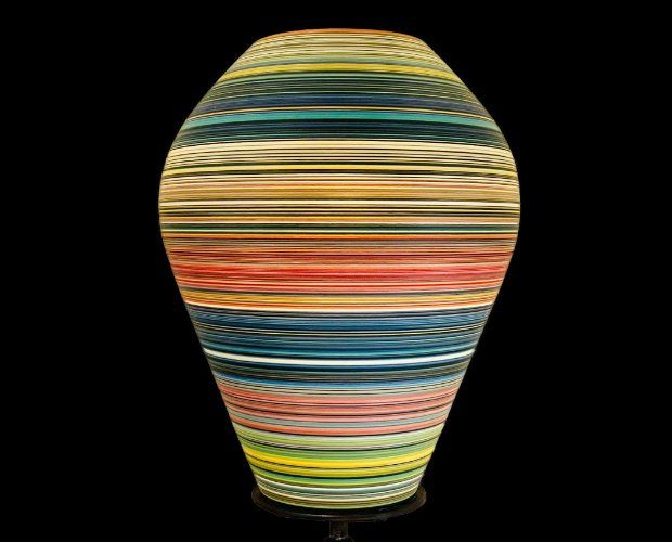 Facet 10" spill vase