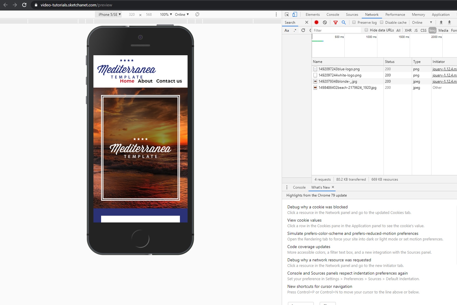 Usin g Google Chrome’s Mobile Device Emulator