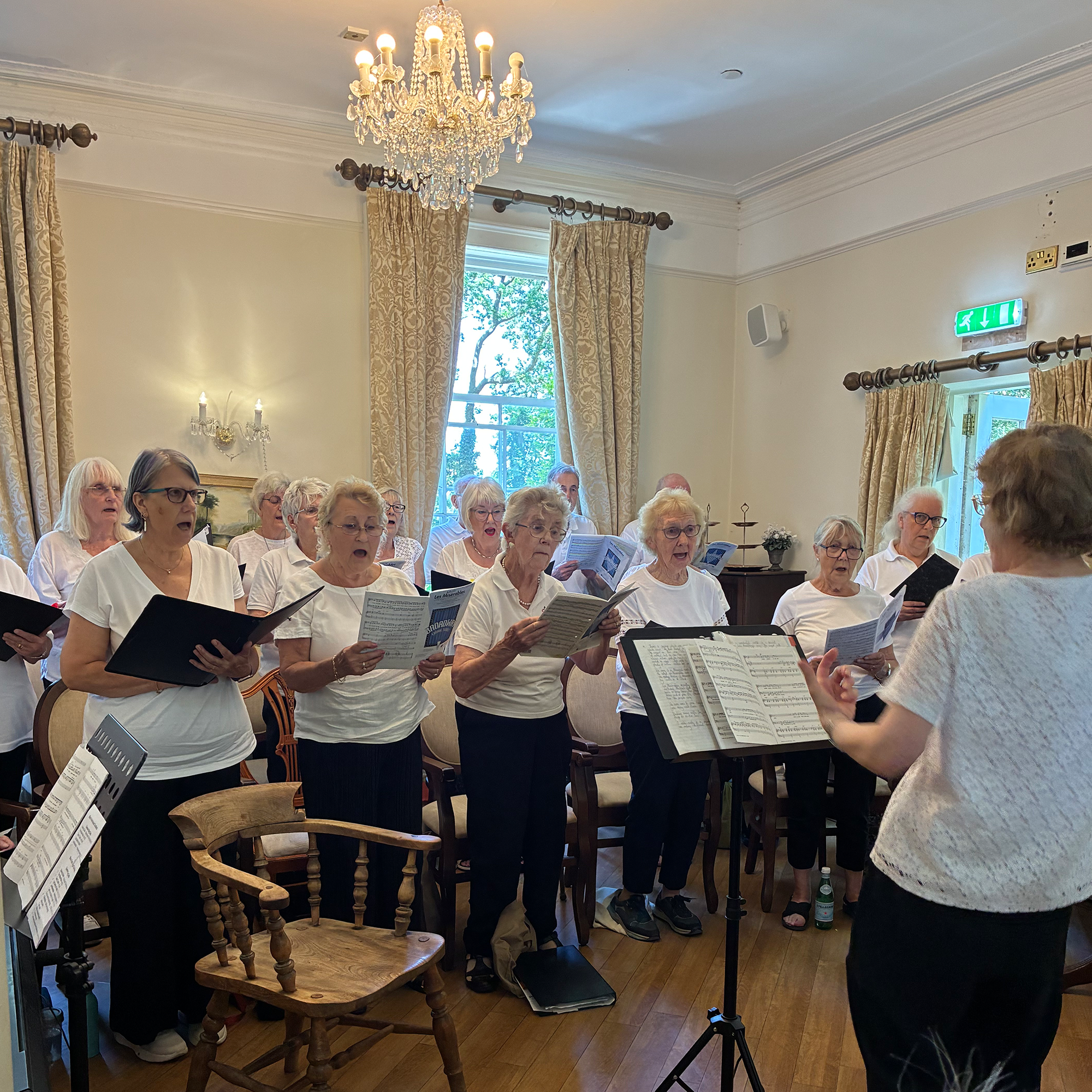 The Fareham Leisure Centre Choir at Blackbrook House