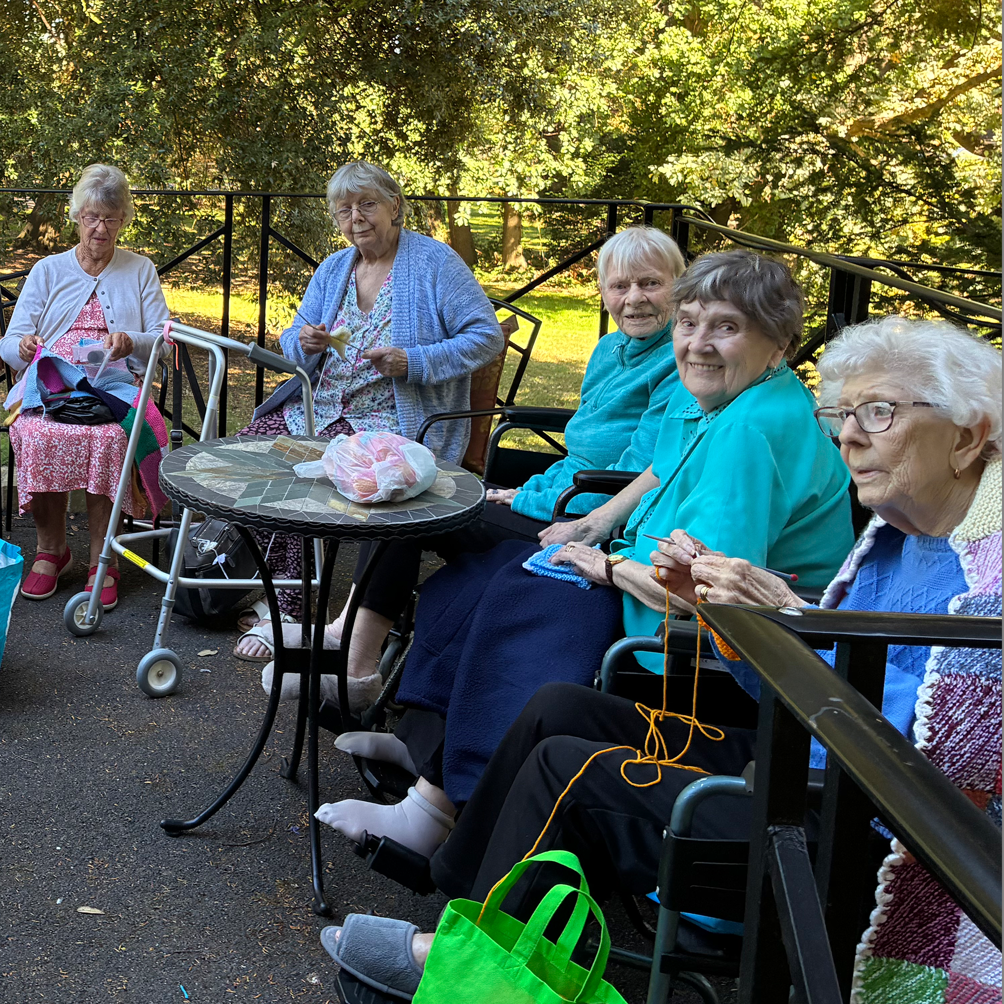 More of the Blackbrook House Knitting Club