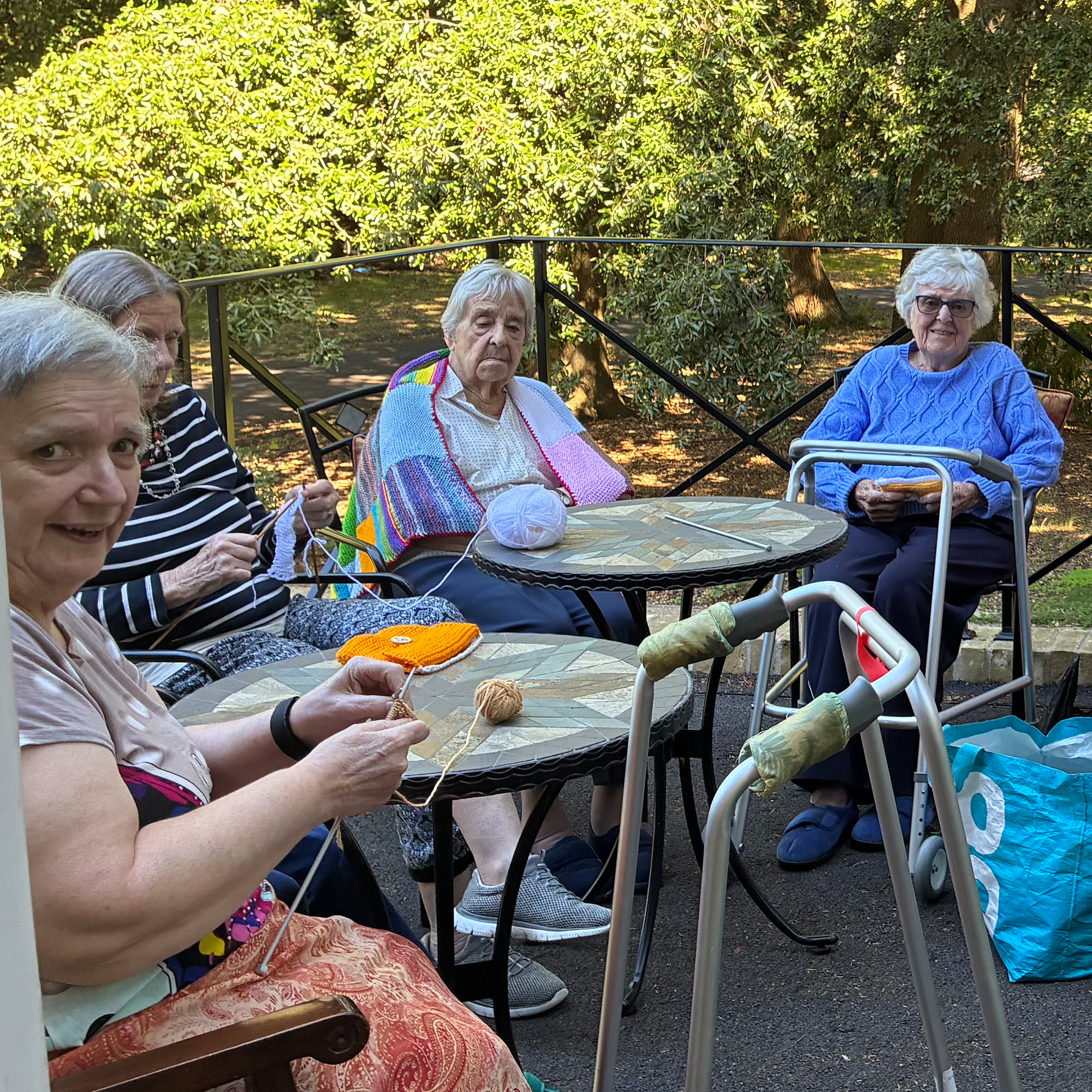 Some of the Blackbrook House knitters
