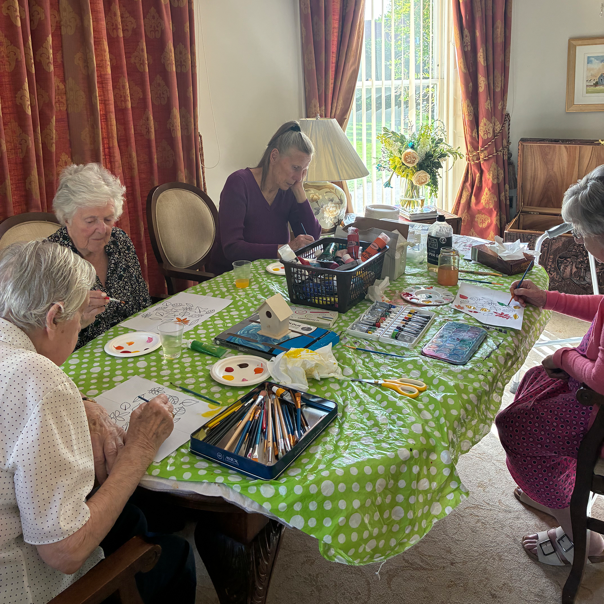 Blackbrook House residents getting creative