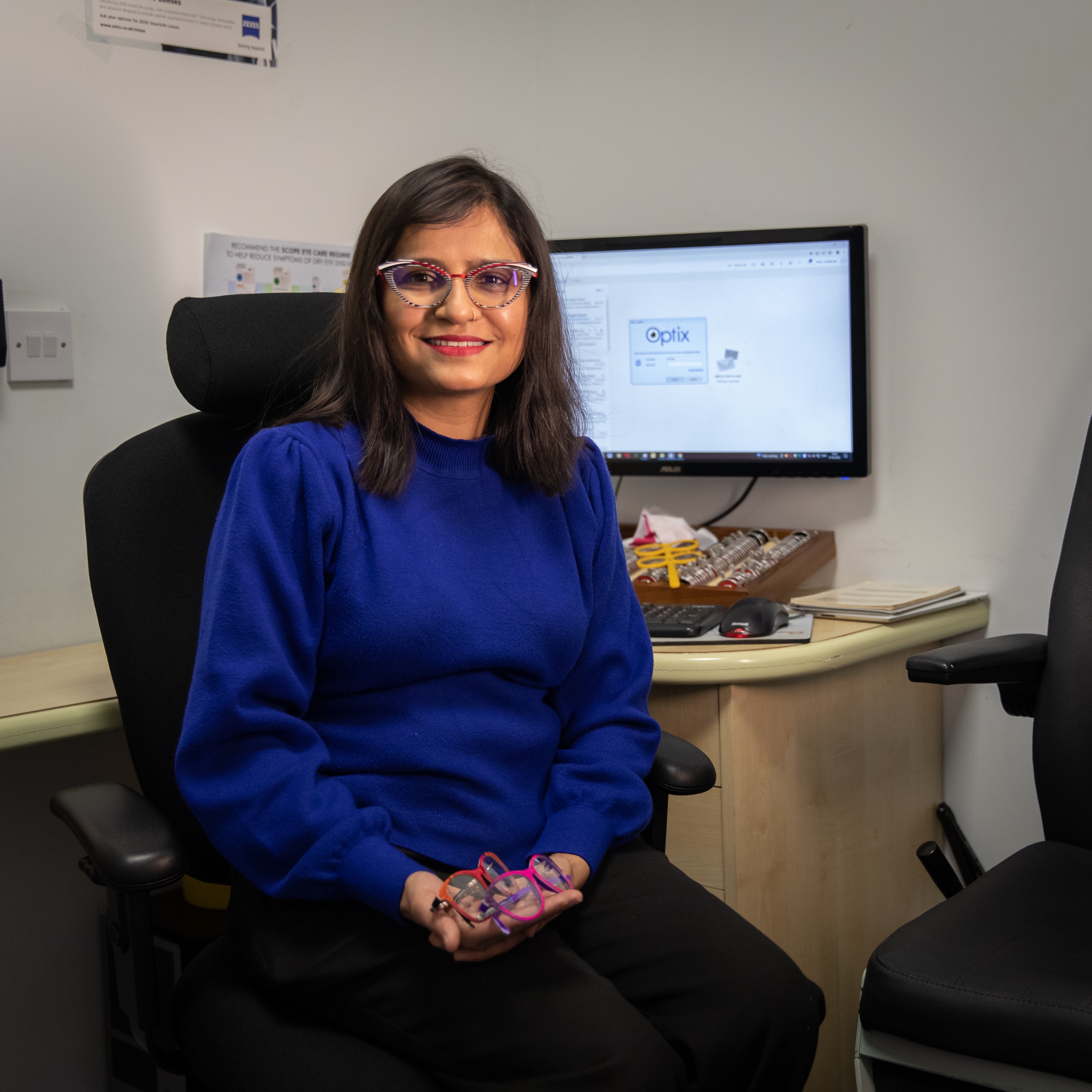 Twinkle Patel of Walbank Opticians