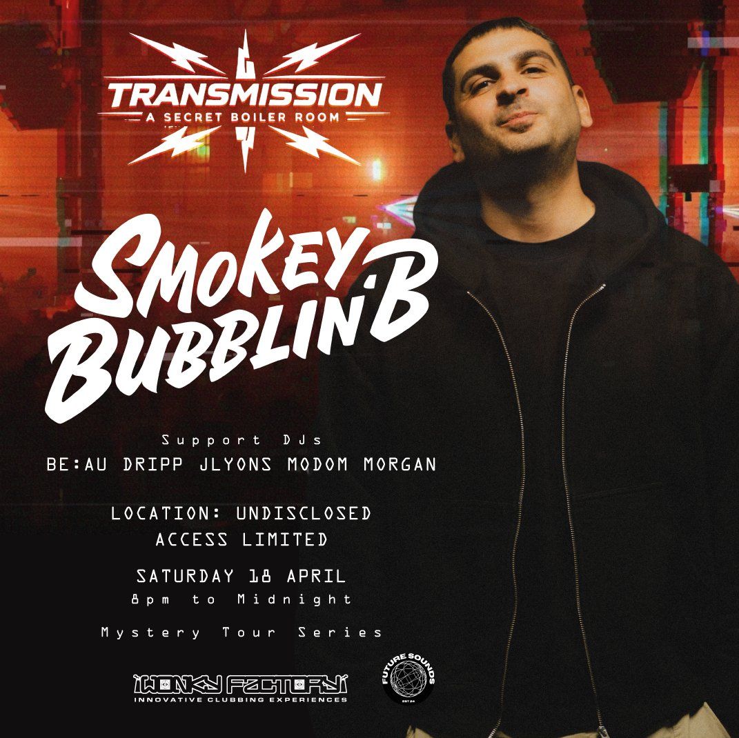 Smokey Bubblin B flyer